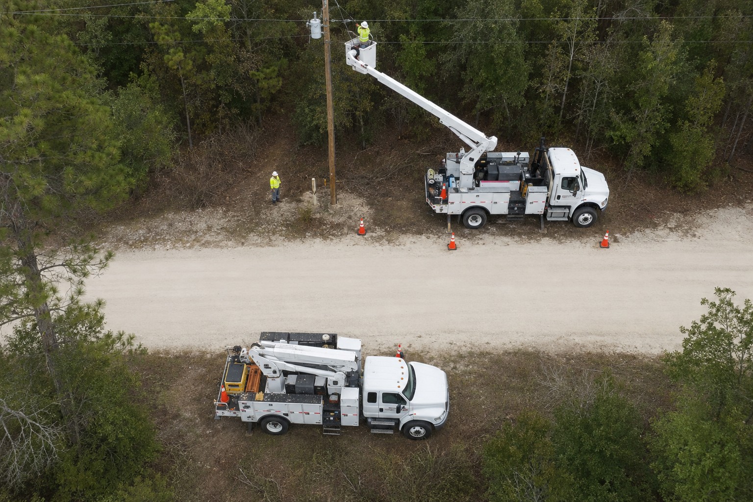Electric Crew working